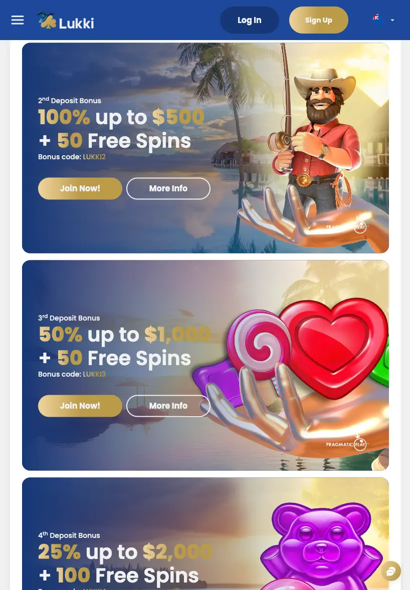 lukki casino no deposit bonus codes